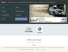 Tablet Screenshot of lea-car.com